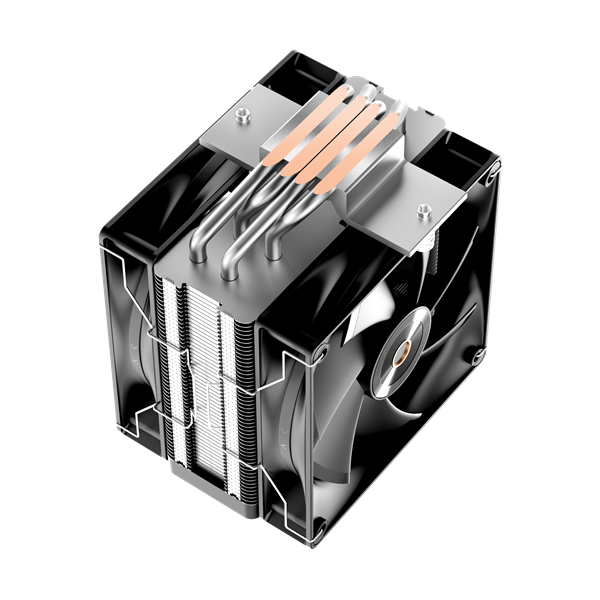 Кулер для процессора Ocypus Delta A40 Elite BK Dual Fan, 2x120mm FAN, Top Panel, 4 HEAT PIPES, 4-PIN PWM, 500-2000 RPM, 29DBA, HYDRO BEARING, LGA115X/1200/1700/18XX, AM4/AM5