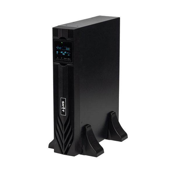 Источник бесперебойного питания (8764) SKAT-UPS 1500-RACK-ON-3X9 P3 - ИБП 1500 Вт, On-Line, синус, встр. АКБ 36В (3x9Ач), 2хSchuko