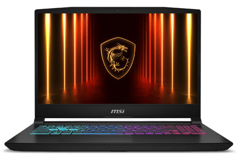 Ноутбук MSI Katana 15 HX B14WFK Core i5-14450HX 15.6" FHD (1920*1080), DDR5 16GB (8GB*2),1TB SSD, NV RTX5060 GDDR7 8GB,backlight,Black,75Whr,2.4kg,1y,Dos,Black