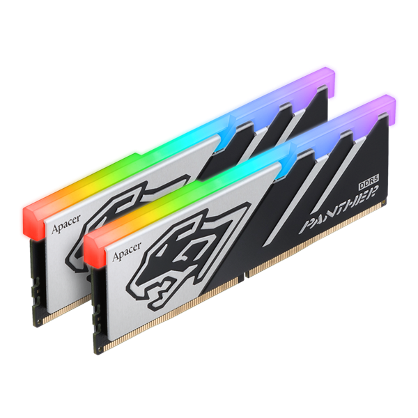 Оперативная память Apacer DDR5 32GB 6000MHz DIMM Panther RGB Gaming Memory CL38 1.35V Kit (2x16GB) (Retail) 2048*8 Heat Sink (Retail) 3 years (AH5U32G60C6229BAA-2)
