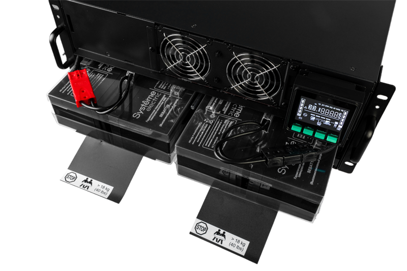 Источник бесперебойного питания Systeme Electric Smart-Save Online SRT, 6000VA/6000W, On-Line, Extended-run, Rack 4U (Tower convertible), LCD, 5xC13, 3xC19, USB, RS-232