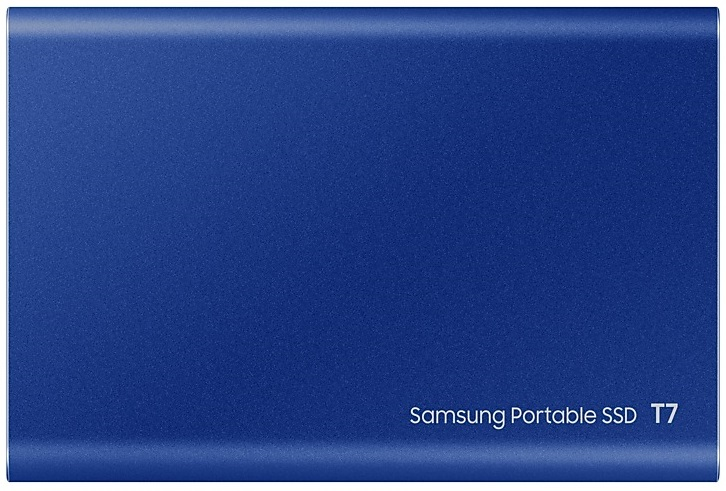 Тведотельный накопитель SSD Samsung T7 External 2Tb (2048GB) BLUE USB 3.2 (MU-PC2T0H/WW) 1year