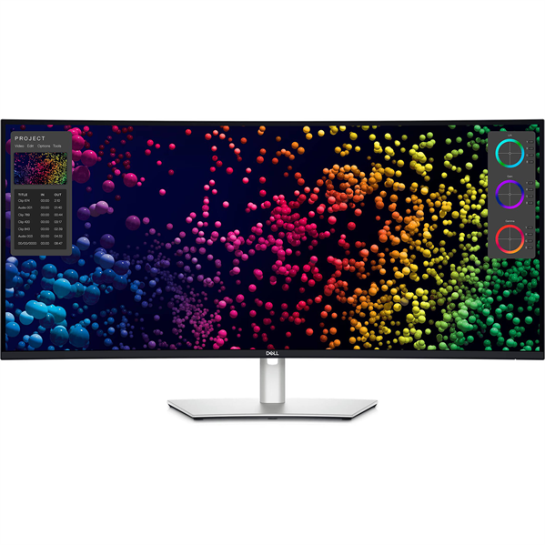 Dell 40" U4025QW, Curved Thunderbolt™ Hub Monitor 2500R IPS Black Technology, 5120 x 2160 at 120 Hz, 2000:1, 21:9, 600 cd/m2 (HDR peak), 5 ms, H-AD, Built-in speaker 2 x 9 W"