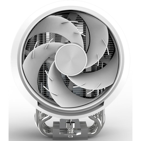Кулер для процессора ZALMAN ZET5 WHITE, 5 HEAT PIPES, 4-PIN PWM, 600-2000 RPM, 30.4 DBA MAX, HYDRO BEARING, FULL SOCKET SUPPORT