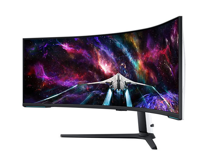 Samsung 57" Odyssey Neo G9 S57CG952NI Curved VA 32:9 7680x2160x240Hz 1ms 2500:1 420cd 178/178 mini DP; 3xHDMI; 2xUSB 3.0 Tilt Swiv HAS VESA black