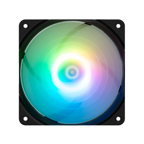 Вентилятор для корпуса ZALMAN ZM-AF120R ARGB BLACK, REVERSE, 120x120x25mm, 4-PIN PWM, 800-1500 RPM, 24,3 DBA MAX, HYDRO BEARING