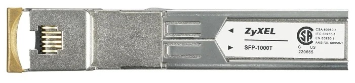 Трансивер Zyxel SFP-1000T с портом Gigabit Ethernet (1000Base-T), 100 м (OEM)