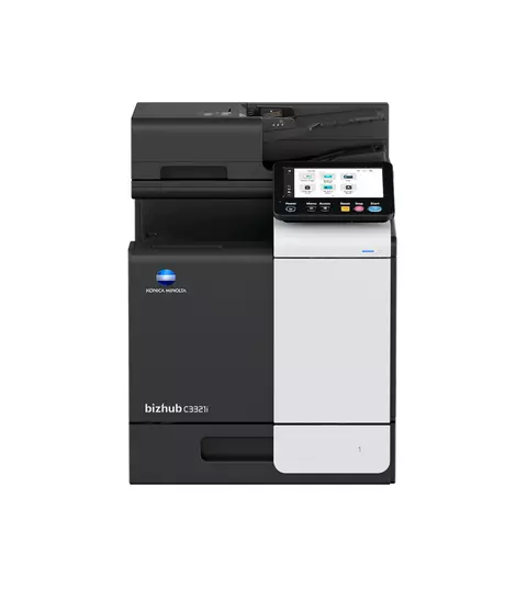 МФУ Konica Minolta bizhub C3321i (МФУ,A4, Color, 33 стр./мин, Duplex, 1200x1200, RAM 4GB, 16GB SD, 1,6 GHz, panel 7" sensor, USB/GBE/WiFi(opt.), DADF 80, tray 500+100, full toners,запуск АСЦ платно)