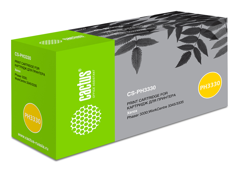 Картридж лазерный Cactus CS-PH3330 106R03621 черный (8500стр.) для Xerox Phaser 3330/WC 3335