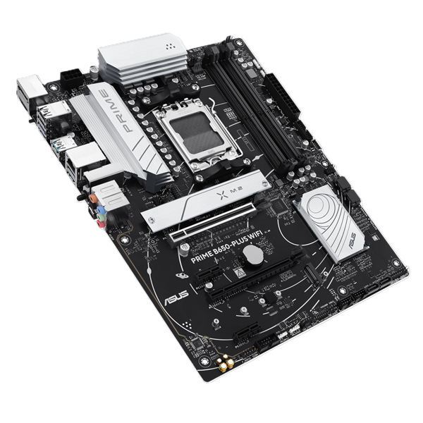 Материнская плата ASUS PRIME B650-PLUS WIFI, AM5, B650, 4*DDR5, 4*SATA, 2*M.2, 6*USB 3.2, 2*USB 2.0, 3*PCIx16, 2*PCIx1, DP+HDMI, ATX; 90MB1KP0-M0EAY0