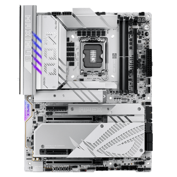 Материнская плата ASUS ROG MAXIMUS Z890 APEX, LGA1851, Z890, 2*DDR5, 4*SATA, 6*M.2, 8*USB 3.2, Type-C, 2*PCIx16, 2*PCIx4, 2*Thunderbolt™ 4, ATX; 90MB1IP0-M0EAY0