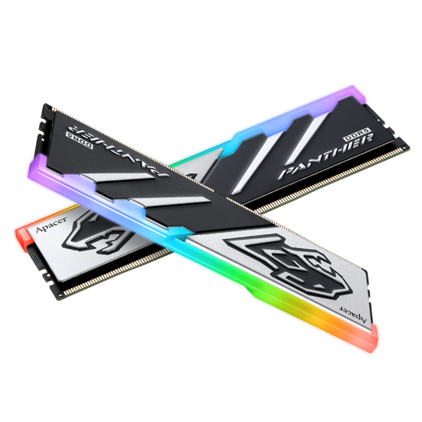 Оперативная память Apacer DDR5 32GB 6000MHz DIMM Panther RGB Gaming Memory CL38 1.35V Kit (2x16GB) (Retail) 2048*8 Heat Sink (Retail) 3 years (AH5U32G60C6229BAA-2)