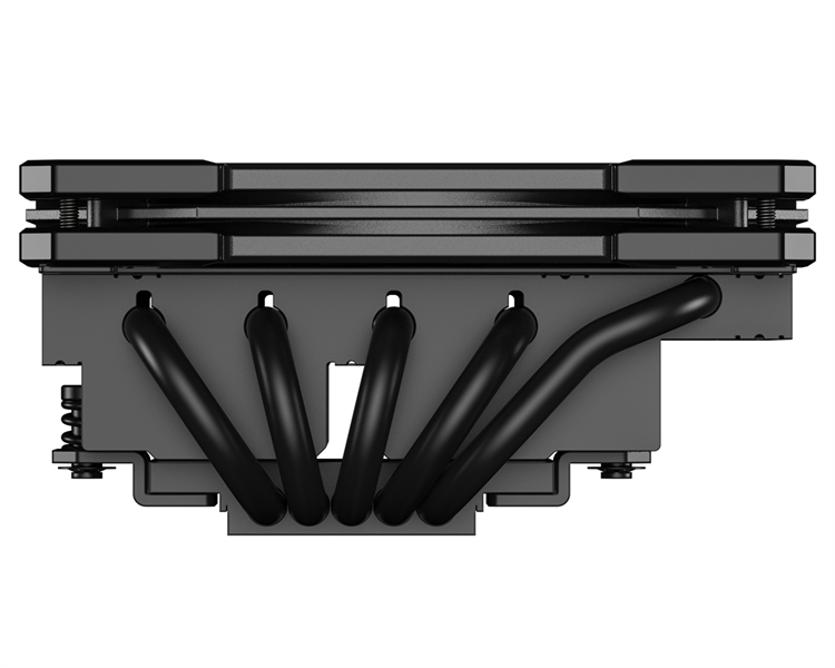 Кулер для процессора ID-COOLING IS-55 ARGB LGA1700/1200/115X/AM5/AM4 низкопрофильный высота 55mm (27шт/кор, TDP 125W, PWM, 5 тепл.трубок + медная база, ARGB FAN 120mm, черный) BOX