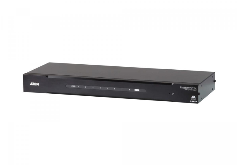 Разветвитель Aten ProAV-black: 8-портовый True 4K HDMI разветвитель