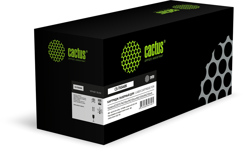 Картридж лазерный Cactus CS-TK5440K TK-5440K черный (2600стр.) для Kyocera Ecosys PA2100cx/PA2100cwx/MA2100cfx/MA2100cwfx