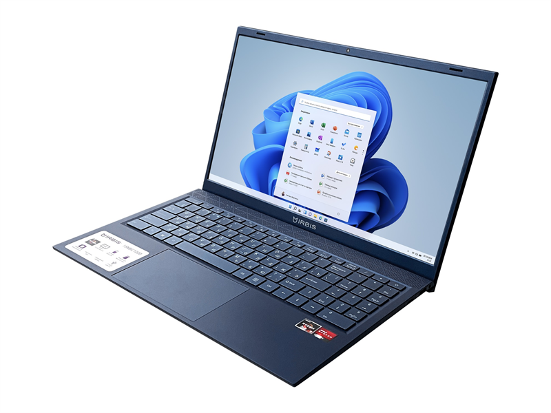 IRBIS Blizzard 15NBC1000 15.6" notebook,CPU:R3-3200U, 15.6"LCD 1920*1080 IPS , 16GB sodimm +512GB SSD, AC wifi, Front camera: 2MP, 5000mha battery, A METAL with chamfer, WIN Pro