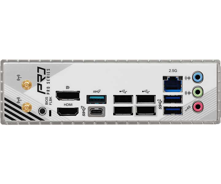 Материнская плата ASROCK B850M PRO RS WIFI, AM5, B850, 4*DDR5, 4*SATA, 3*M.2, 4*USB 2.0, 3*USB 3.2, Type-C, 2*PCIx16, 1*M.2 (Key E), HDMI+DP, mATX