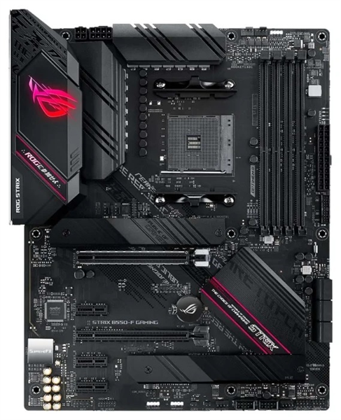 Материнская плата ASUS ROG STRIX B550-F GAMING, Socket AM4, B550, 4*DDR4, HDMI+DP, CrossFireX, SATA3 + RAID, Audio, 2,5Gb LAN, USB 3.2*6, USB 2.0*8, ATX ; 90MB14S0-M0EAY0