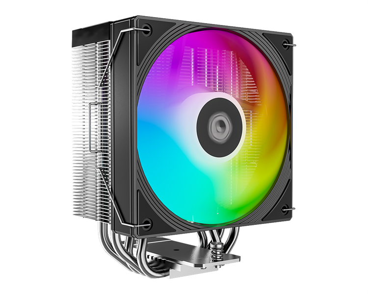 Кулер для процессора ID-COOLING FROZN A410 SE ARGB LGA1700/1200/115X/AM5/AM4 (10шт/кор, TDP 180W, PWM, 4 тепл.трубки прямого контакта, ARGB FAN 120mm, черный) RET