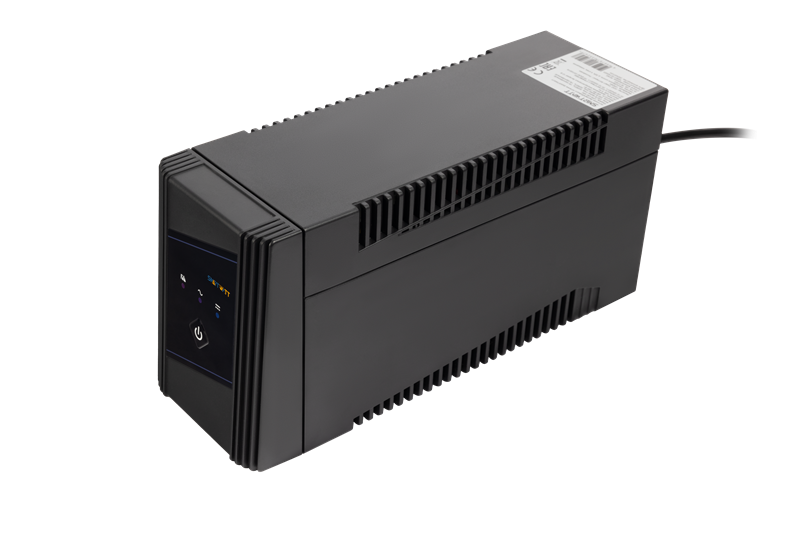 Источник бесперебойного питания SMARTWATT ИБП линейно-интерактивный, 650/360 ВА/Вт, напольный, LED индикация, Schuko CEE7/4 - 2 шт. (3703020390006)