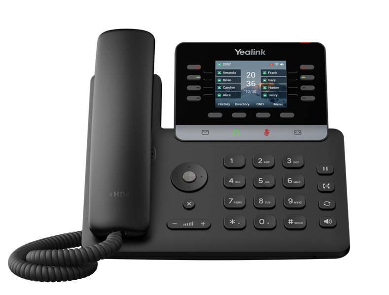 Телефон YEALINK SIP-T73W, 12 аккаунтов, Wi-Fi, 2,8" цветной экран, порт USB, BLF, PoE, GigE, без БП, шт (repl. SIP-T44W, SIP-T53)