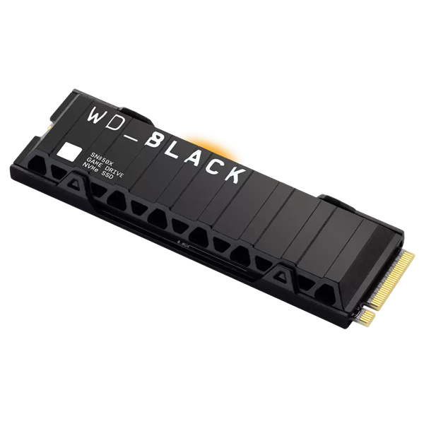 Твердотельный накопитель Western Digital Black SN850X SSD M2.2280 PCIe 4.0 2Tb, 7300MBs/6600MBs, TBW 1200, with heatsink, WDS200T2XHE, 1 year