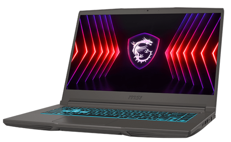 Ноутбук MSI Thin 15 B13VE-2650XRU Core i5-13420H 15.6" FHD (1920*1080),144Hz IPS,DDR4 16GB(8GB*2),512GB SSD,NV RTX 4050 (6GB GDDR6),52.4Whr,1,8kg,1y,Dos,Cosmos Gray
