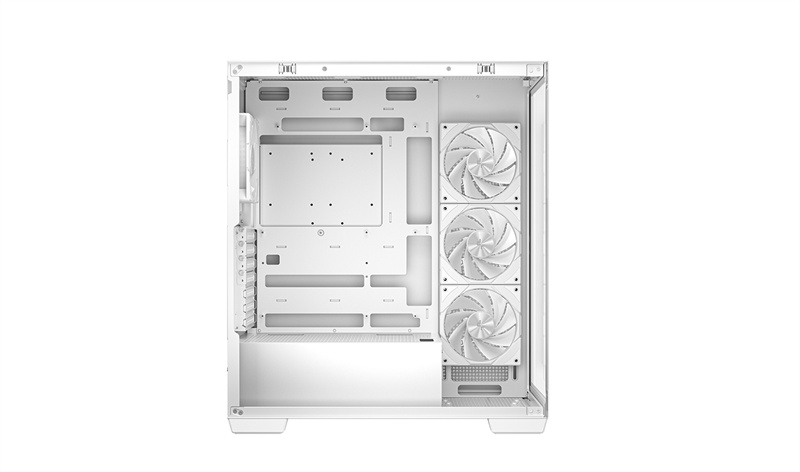 корпус Deepcool CG580 4F WH без БП, боковое окно (панорама), 4x120mm ARGB PWM вентилятора, белый, ATX (R-CG580-WHADA4-G-1)