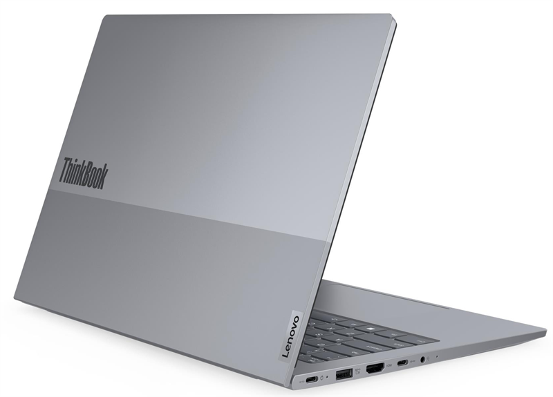 Ноутбук Lenovo ThinkBook 14 G7 ARP 14" WUXGA (1920x1200) IPS 300N, Ryzen 5 7535HS, 1x16GB DDR5-4800, 512GB SSD M.2, Radeon 660M, WiFi 6E,KbRu/Eng, BT, FPR, TPM2, FHD+IR Cam, 45Wh, 65W USB-C, NoOS, 1Y, 1.38kg
