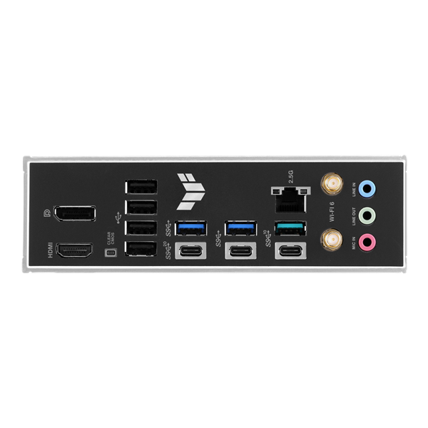 Материнская плата ASUS TUF GAMING B760M-BTF WIFI D4, LGA1700, B760, 4*DDR4, 4*SATA, 3*M.2, 4*USB 3.2, 3*USB 2.0, Type-C, 2*PCIx16, 1*PCIx1, DP+HDMI, mATX; 90MB1E50-M0EAY0