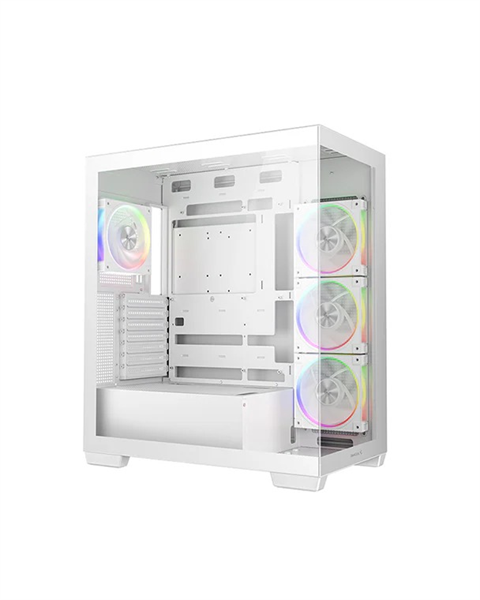 корпус Deepcool CG580 4F V2 WH без БП, боковое окно (панорама), 4x120mm ARGB PWM вентилятора, белый, ATX (R-CG580-WHADA4-G-2)
