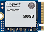 Твердотельный накопитель Kingston SSD 500GB NV3 M.2 2230 NVMe Gen4x4 R5000/W3000MB/s 3D NAND MTBF 2M 160TBW Retail 1 year