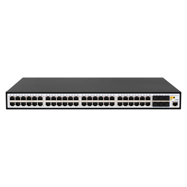 Коммутатор SNR Управляемый PoE коммутатор уровня 2+, 48 портов 10/100/1000Base-T, 6 портов 1/10G SFP+, PoE 450Вт