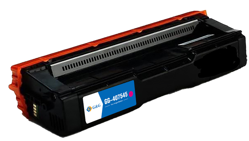 Тонер-картридж G&G toner-cartridge для Ricoh Aficio SP C250DN/C250SF пурпурный 1 600 стр. 407545 с чипом гарантия 36 мес. распродажа остатков