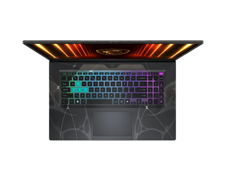 Ноутбук MSI Cyborg 17 B13WGKG Core i7-13620H 17.3" FHD (1920*1080),144Hz DDR5 32GB (16GB*2),1TB SSD,NV RTX 5070 (8GB GDDR7),55.2Whr,2,5kg,DOS,1y,Translucent Black