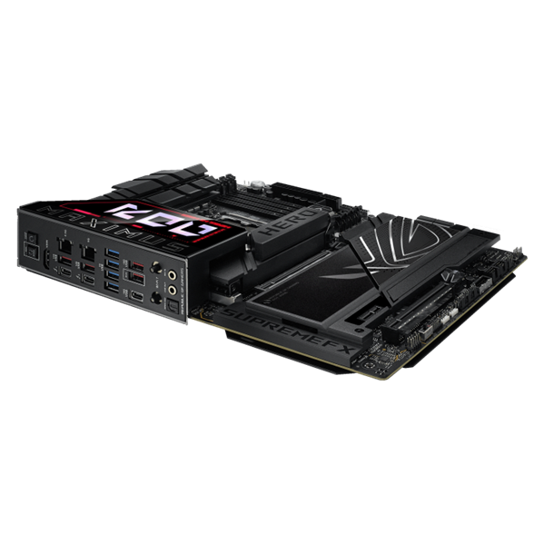 Материнская плата ASUS ROG MAXIMUS Z890 HERO, LGA1851, Z890, 4*DDR5, 4*SATA, 6*M.2, 8*USB 3.2, Type-C, 2*PCIx16, 1*PCIx1, 2*Thunderbolt™ 4, HDM, ATX; 90MB1ID0-M0EAY0