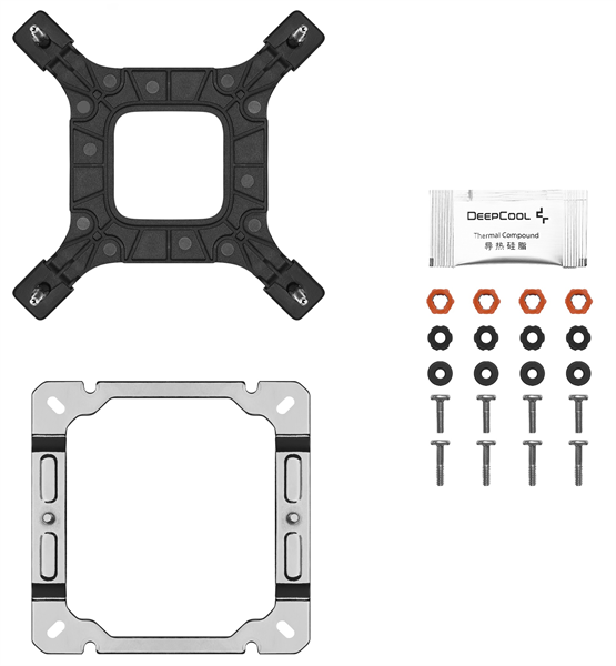 Кулер для процессора DEEPCOOL AK500S DIGITAL SE LGA20XX/1700/1200/115X/AM5/AM4 (12шт/кор, TDP 240W, PWM, Fan 120mm, 5 тепл. трубок, Copper Base, черный) RET (R-AK500S-BKADMN-GJD)