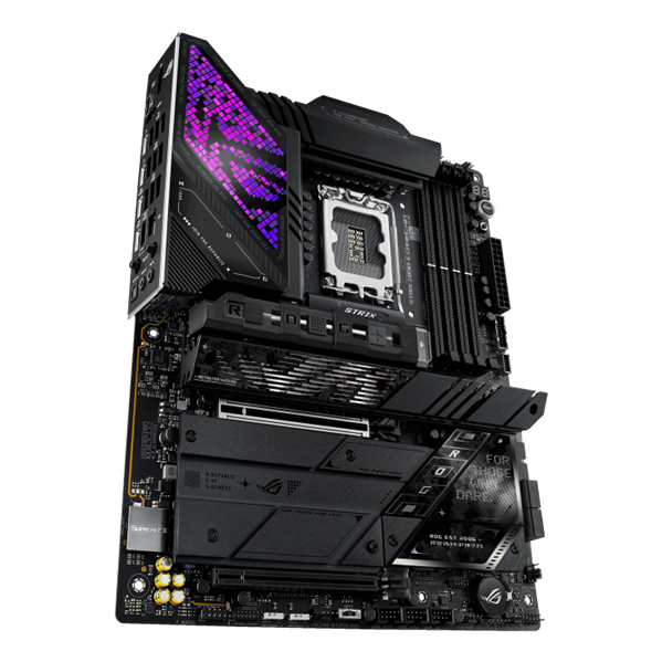 Материнская плата ASUS ROG STRIX Z890-E GAMING WIFI, LGA1851, Z890, 4*DDR5, 4*SATA, 7*M.2, 10*USB 3.2, 2*Type-C, 2*PCIx16, 2*Thunderbolt™ 4, HDMI+DP, ATX; 90MB1IM0-M0EAY0