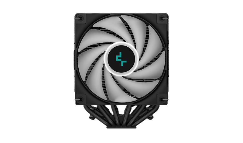Кулер для процессора DEEPCOOL AG620 DIGITAL BK ARGB LGA1700/1200/115X/AM5/AM4 (8шт/кор, TDP 260W, PWM, DUAL Fan 120mm, 6 тепл. трубок, черный) RET