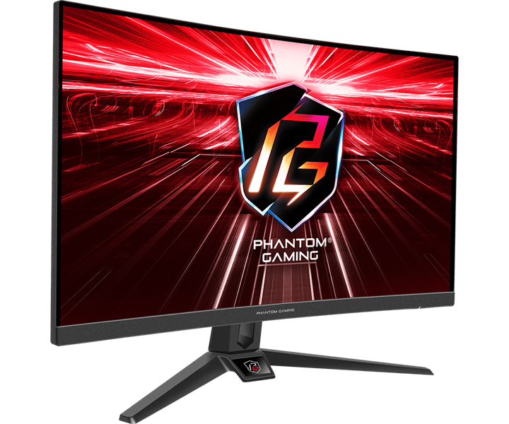 ASROCK 27" PG27F15RS1A VA 1920X1080 Curved 1500R 1 ms MPRT 300 cd 240 Hz HDR10 DP HDMI*2 Swivel Black