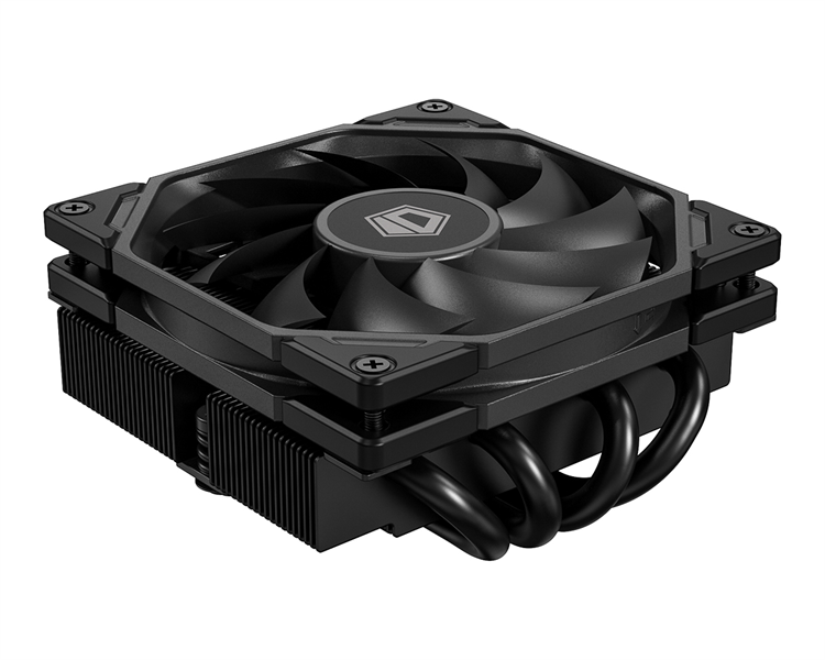 Кулер для процессора ID-COOLING IS-40-XT BLACK LGA1700/1200/115X/AM5/AM4 низкопрофильный высота 47mm (24шт/кор, TDP 95W, PWM, 4 тепл.трубки прямого контакта, FAN 92mm, черный) BOX