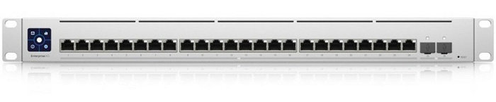 Коммутатор Ubiquiti Switch Enterprise XG 24 Layer 3 switch with (24) 10GbE RJ45 ports and (2) 25G SFP28 ports.