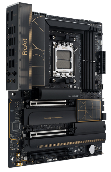 Материнская плата ASUS PROART X870E-CREATOR WIFI, AM5, X870, 4*DDR5, 4*SATA, 4*M.2, 7*USB 3.2, 1*USB 2.0, 2*USB4, Type-C, 3*PCIx16, HDMI, ATX; 90MB1IG0-M0EAY0