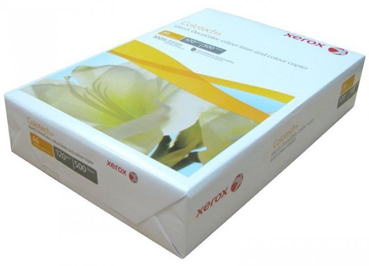 Бумага XEROX Colotech Plus 170CIE, 120г, A4, 500 листов (кратно 4 шт) (См. 003R94651)