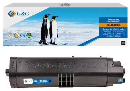 Тонер-картридж G&G toner-cartridge for Kyocera ECOSYS P2335d/P2335dn/P2335dw/M2235dn/M2735dn/M2835dw 11000 pages GG-TK1200L with chip гарантия 36 мес.