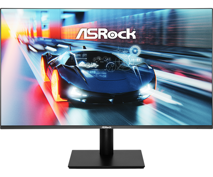 Монитор ASROCK 24.5" CL25FFA IPS 1920X1080 1 ms MPRT 300 cd 120 Hz HDMI VGA Black (незначительное повреждение коробки)