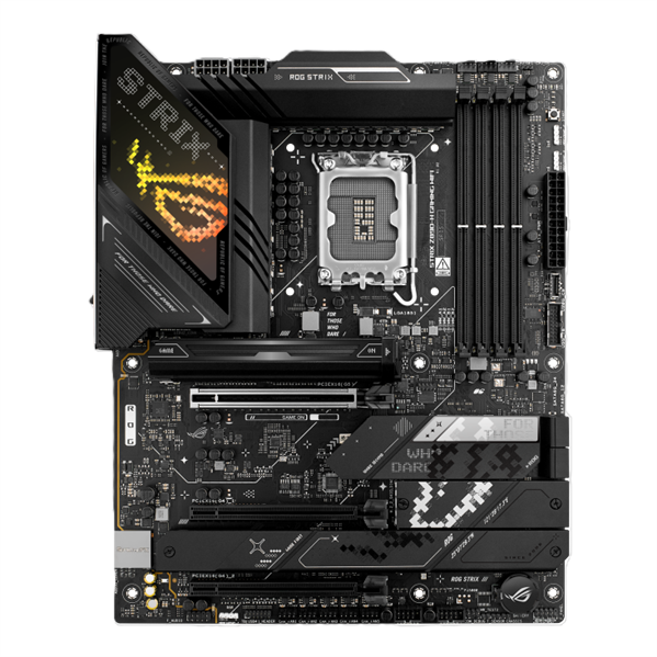 Материнская плата ASUS ROG STRIX Z890-H GAMING WIFI, LGA1851, Z890, 4*DDR5, 4*SATA, 5*M.2, 8*USB 3.2, 2*Type-C, 3*PCIx16, HDMI+DP, ATX; 90MB1K20-M0EAY0