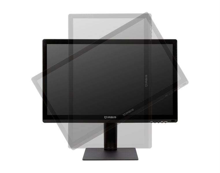 Монитор IRBIS SMARTVIEW 24 23.8'' LED Monitor Touch 1920x1080 16:9 IPS 250 cd/m2 1000:1 3ms 178°/178° VGA HDMI DP USB Audio output 75Hz Tilt Height Swivel Pivot Speakers, внутр. Бп, Blac (после тестирования)