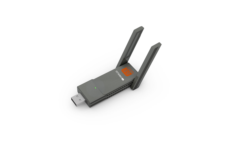 Wi-Fi адаптер ORIGO Wi-Fi 6/6E USB 3.0 адаптер AX1800, 2,4/5ГГц, 2 внешние антенны 2,5 дБи