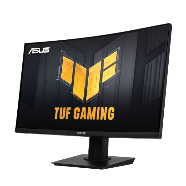 Монитор ASUS 23.6" TUF Gaming VG24VQER VA Curved 1920x1080 1ms 250cd 180Hz MM HDMI DP Tilt Black (существенное повреждение коробки)